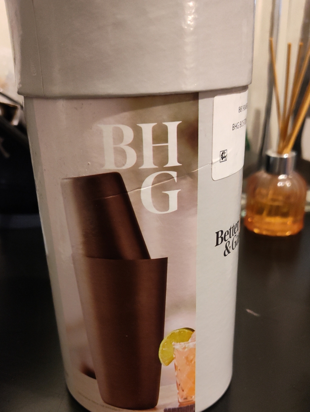 Better Homes And Gardens White Cocktail Shaker Canister